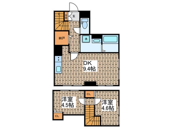 エルファーロ大井町の物件間取画像